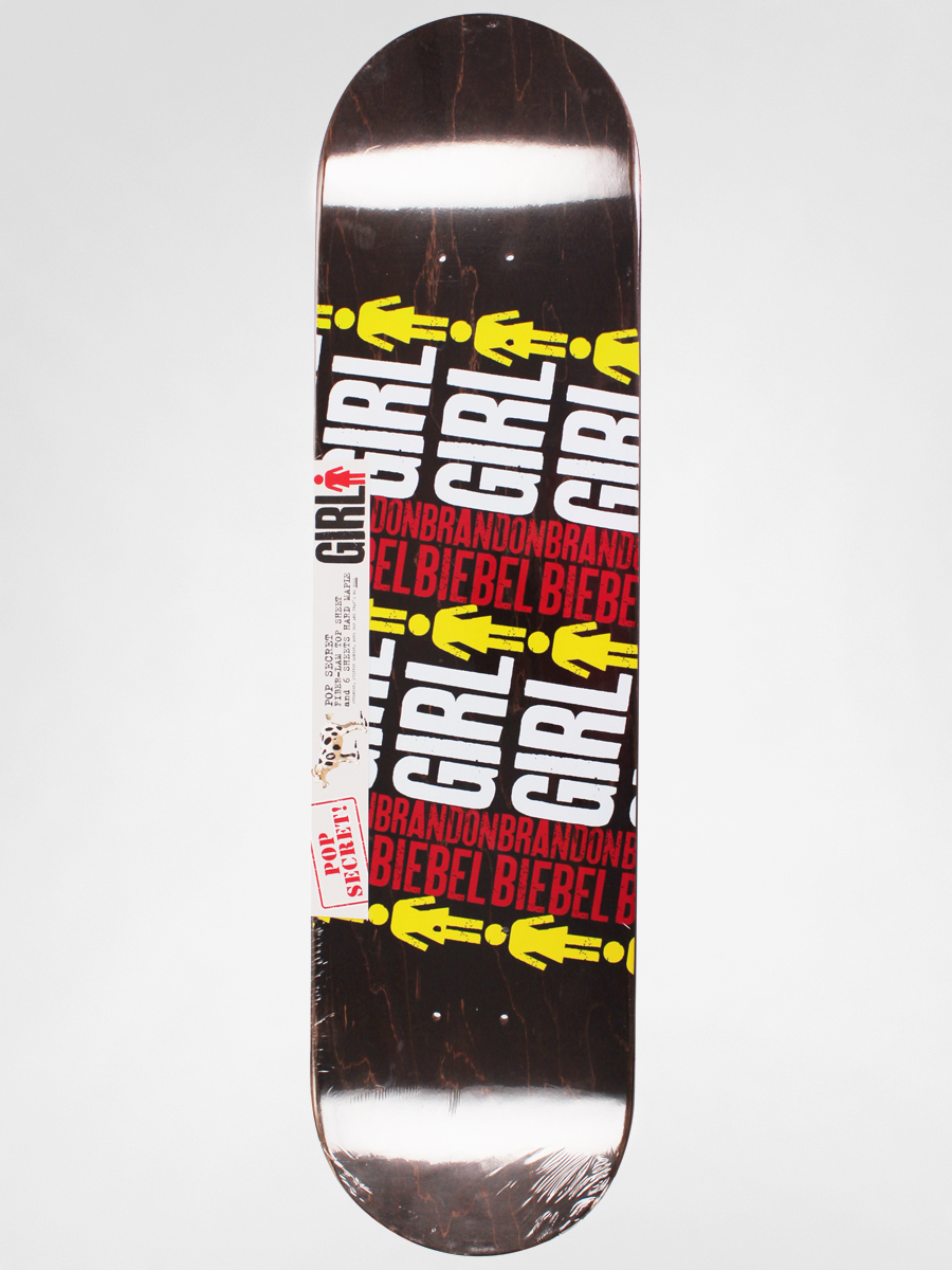 Girl Skateboard Deck Pop Secret Brandon Biebel 7.875
