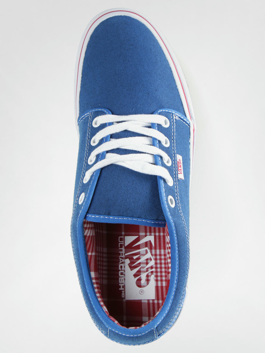 vans chukka low blue and red