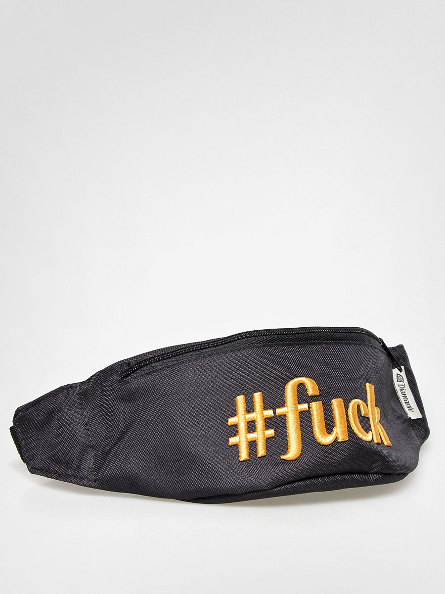 Diamante Wear Bum bag Diamante Fuck Hashtag (blk/gld)