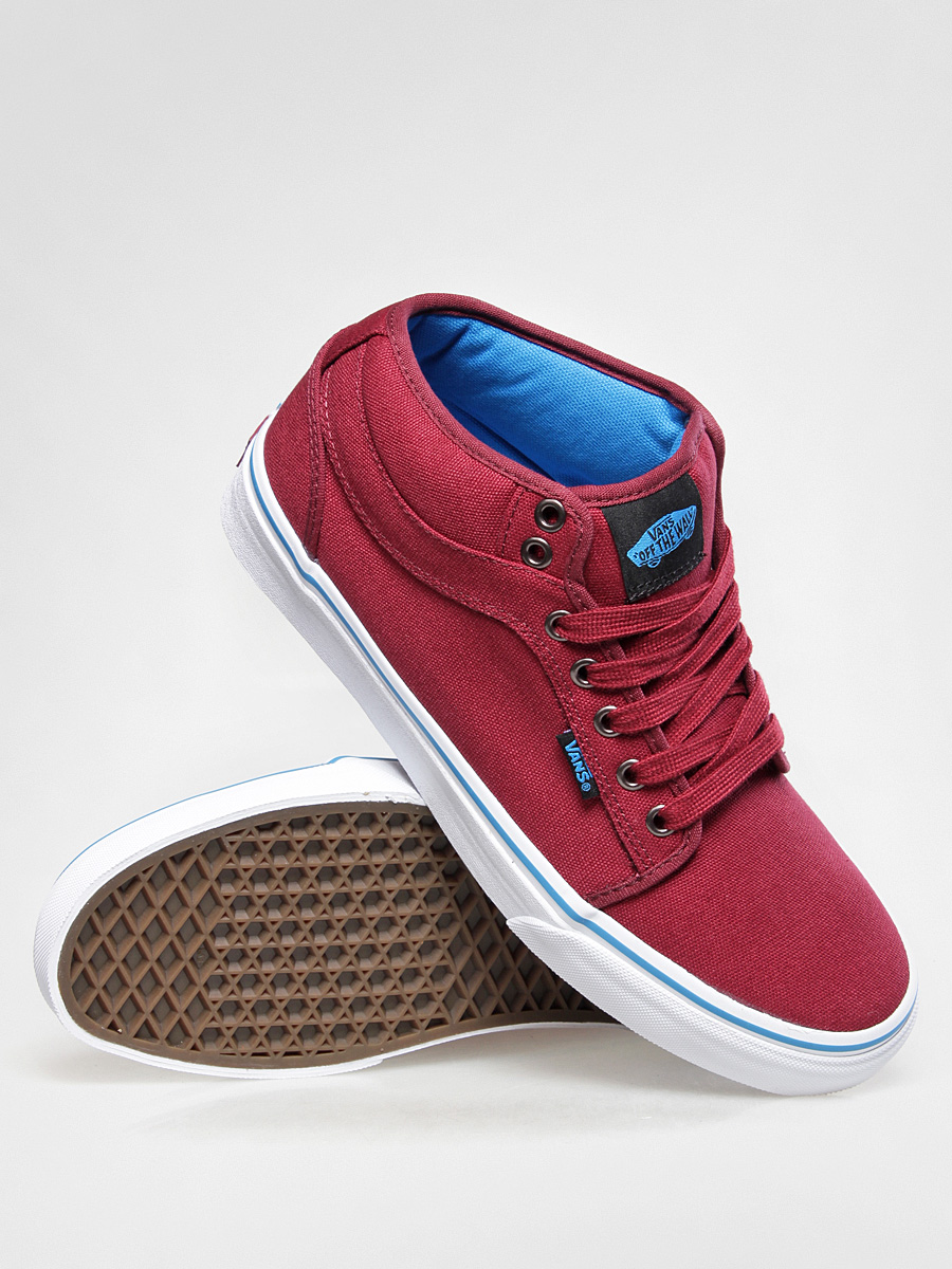 Vans shoes Chukka Midtop VUAT8Z6 (burgundy/sky blue)