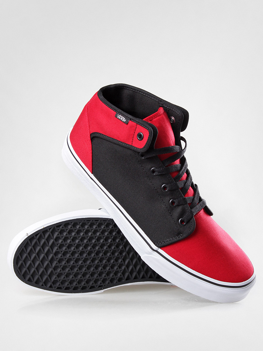 Vans shoes 106 Mid VUCQ94D red, black (2tone/black/formula one)