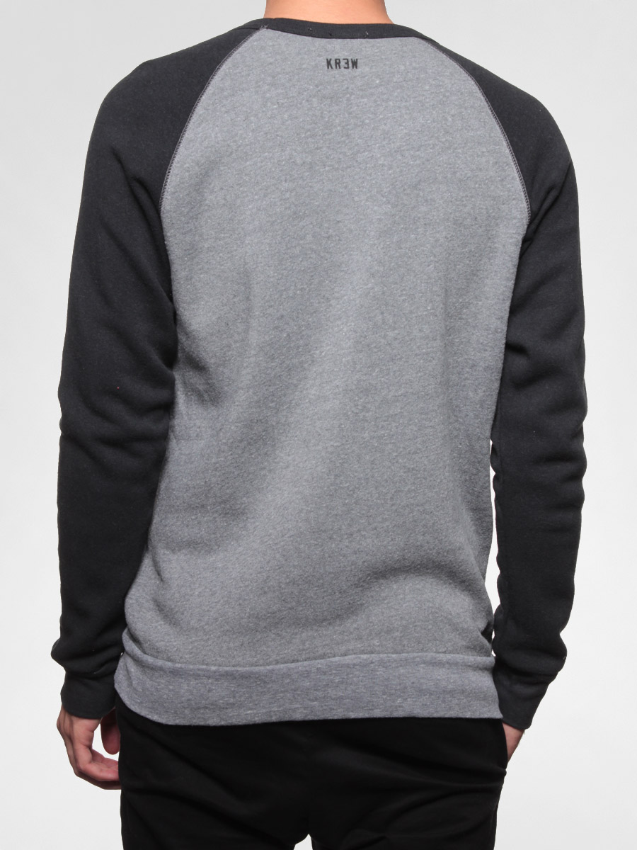 Kr3w sweatshirt Og Tri Blend Crew (gry/blk)