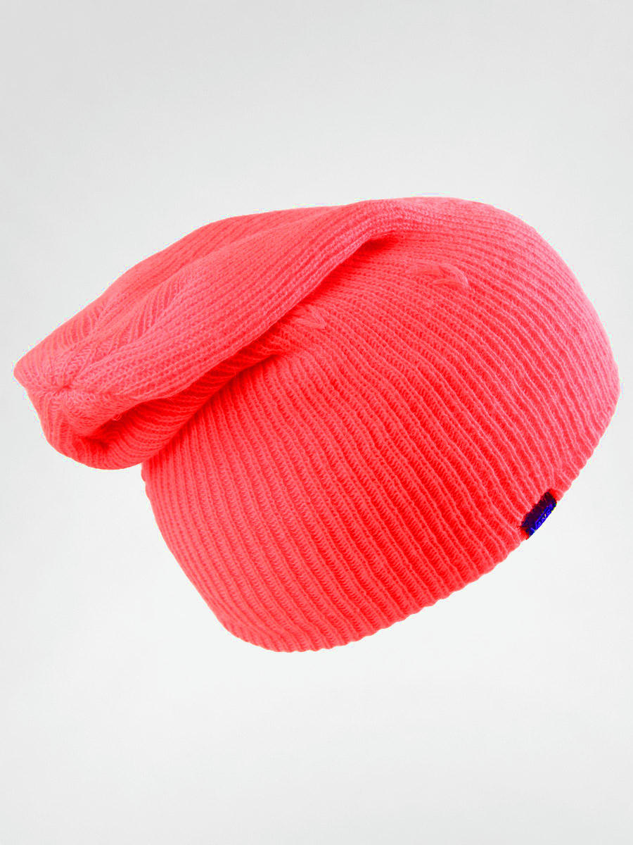 neon red beanie