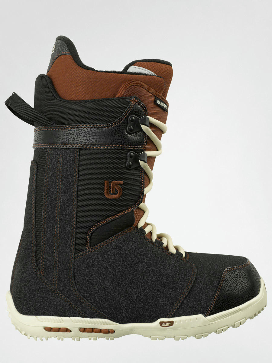 Mens Burton snowboard boots Rampant black rust