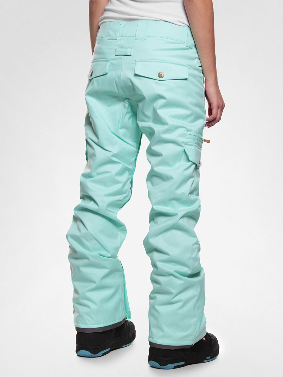 mint green snow pants