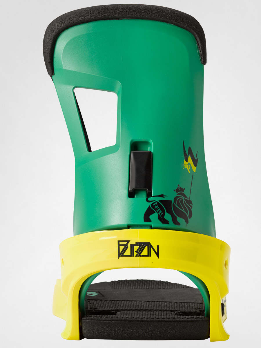 Burton snowboard bindings Infidel - yellow, green (irie)