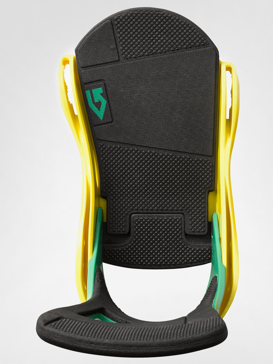 Burton snowboard bindings Infidel - yellow, green (irie)