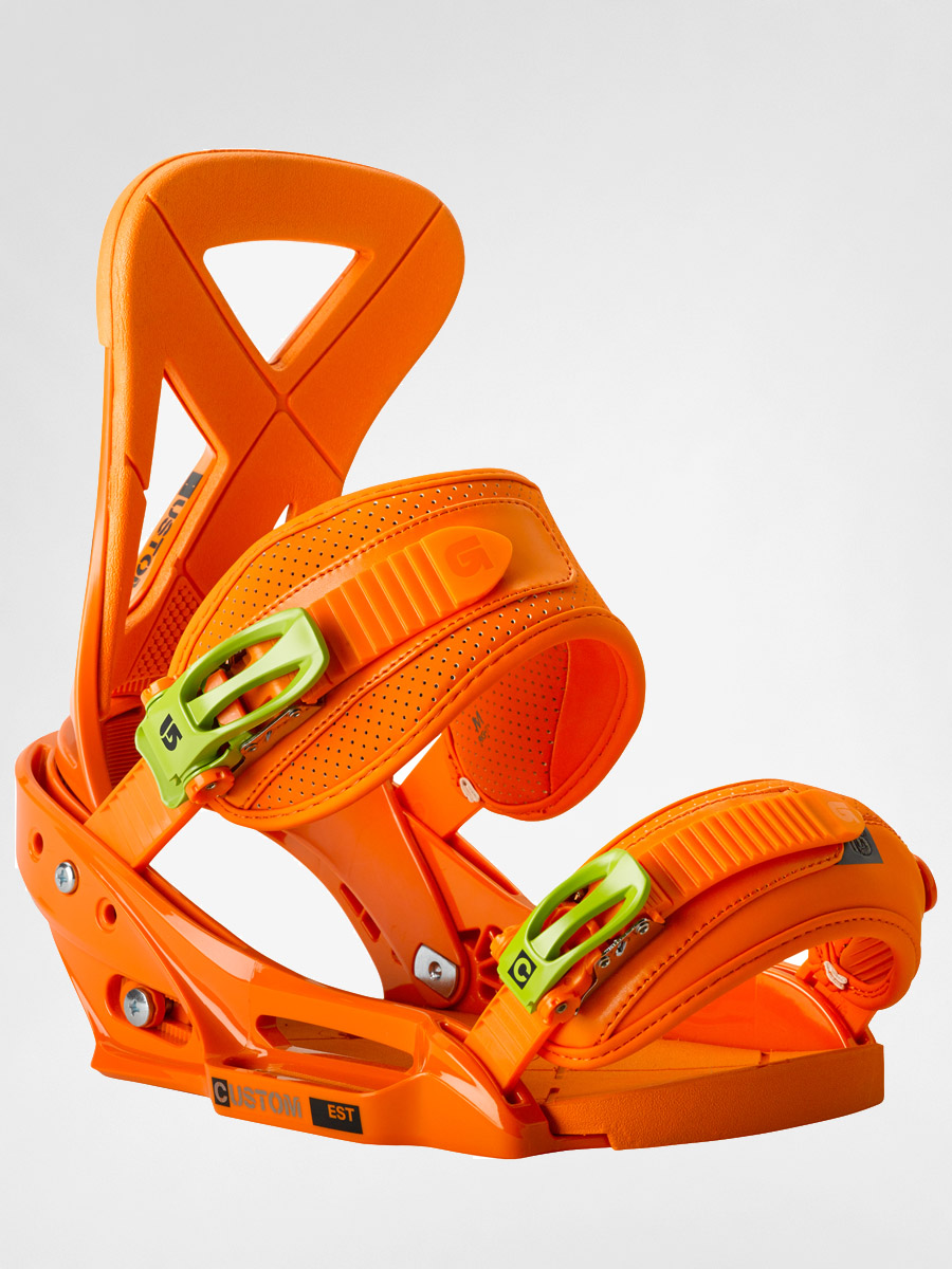 Burton snowboard bindings Custom EST (orange)