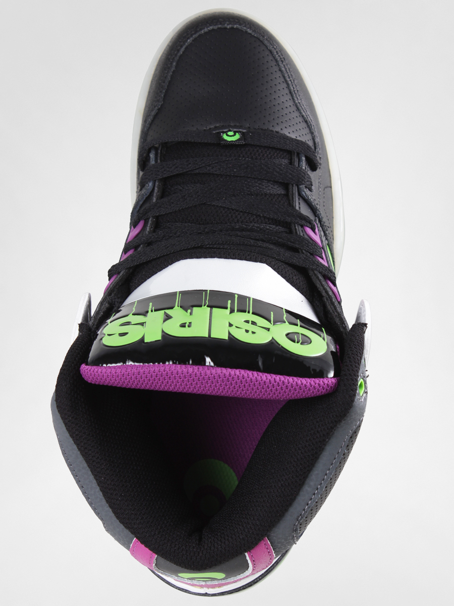 osiris shoes purple and green