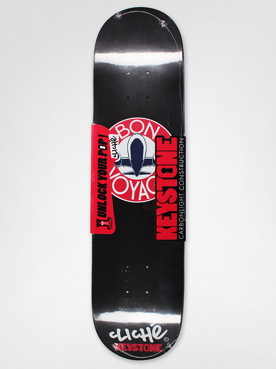 Cliche Deck Bon Voyage Keystone (black) 7.75