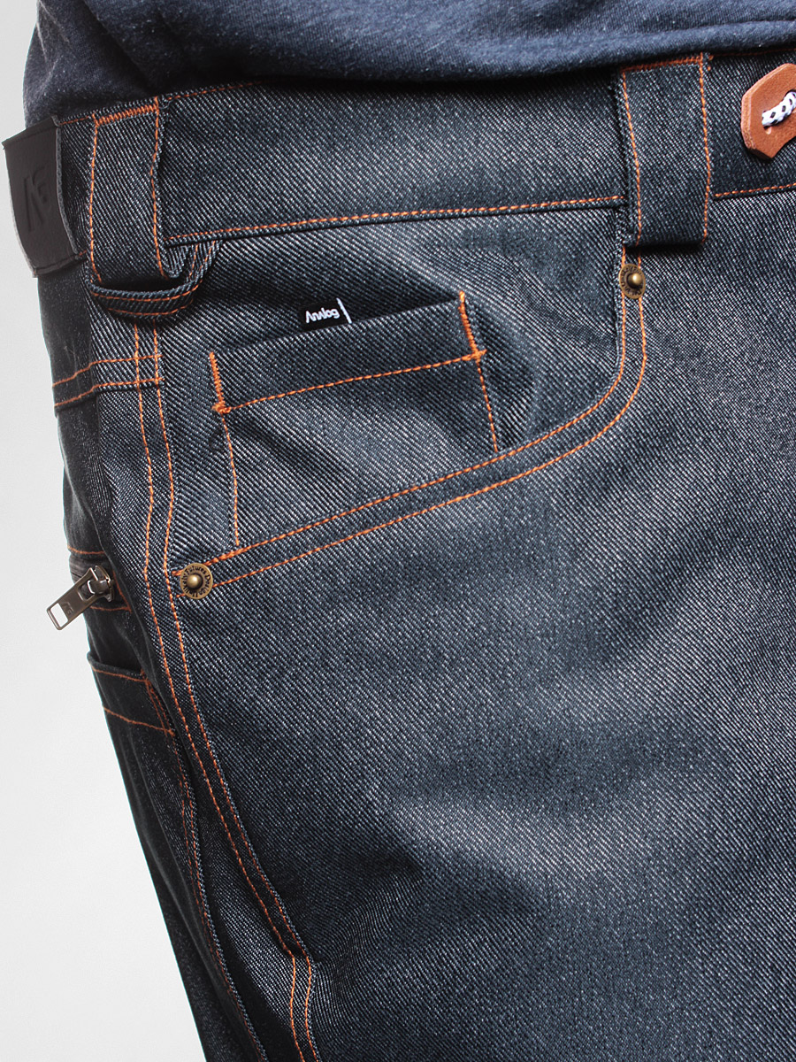 Mens Analog snowboard pants Remer (indigo denim)