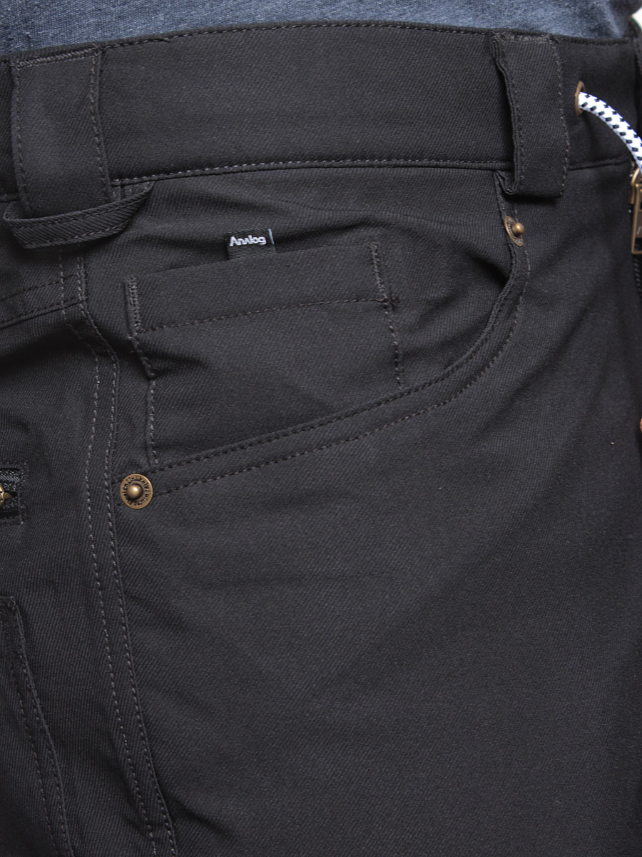 Mens Analog snowboard pants Remer (true blk)