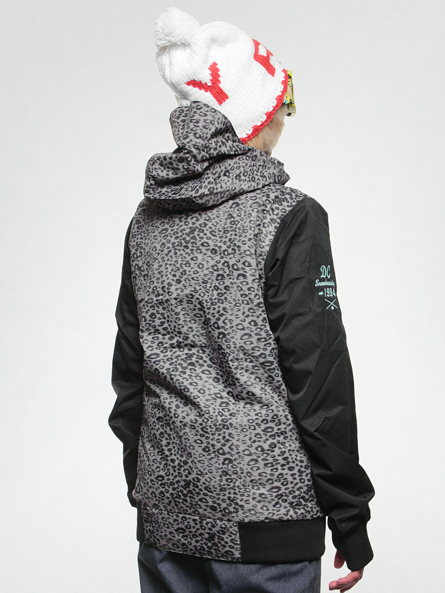 dc leopard snowboard jacket