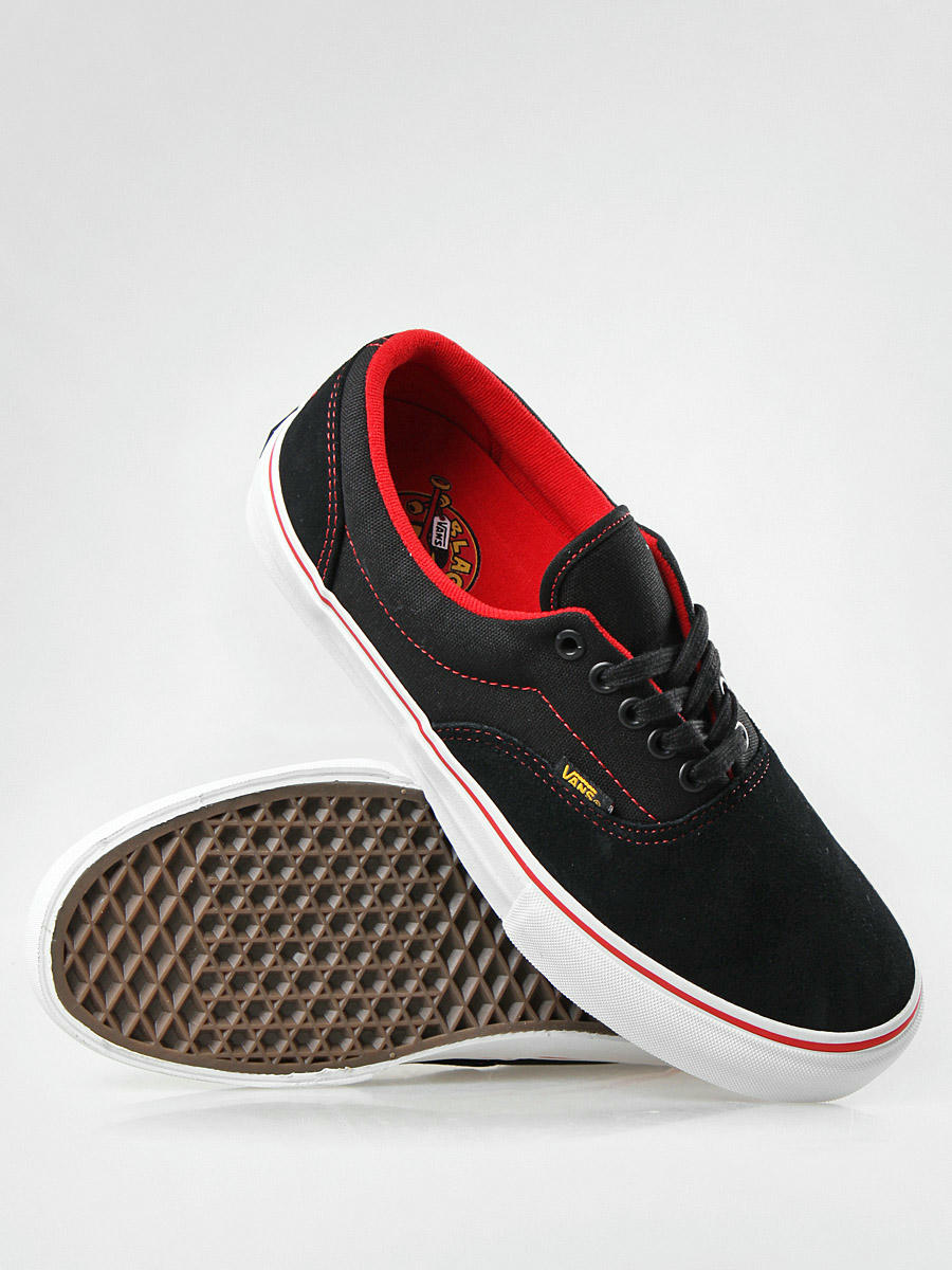 Vans era clearance pro black red