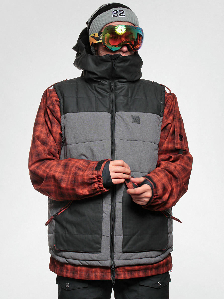 686 plaid snowboard jacket