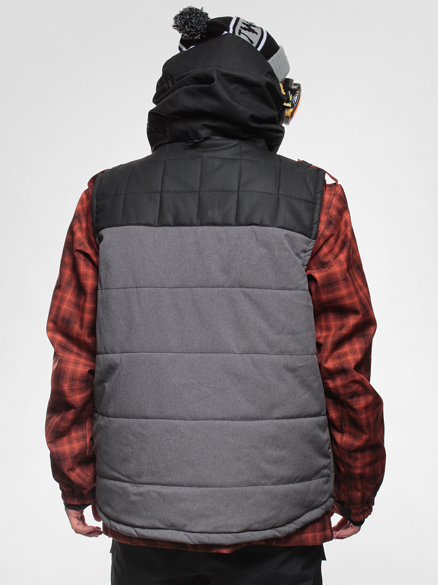 Mens 686 snowboard jacket Smarty Truckee-Plaid (rust)