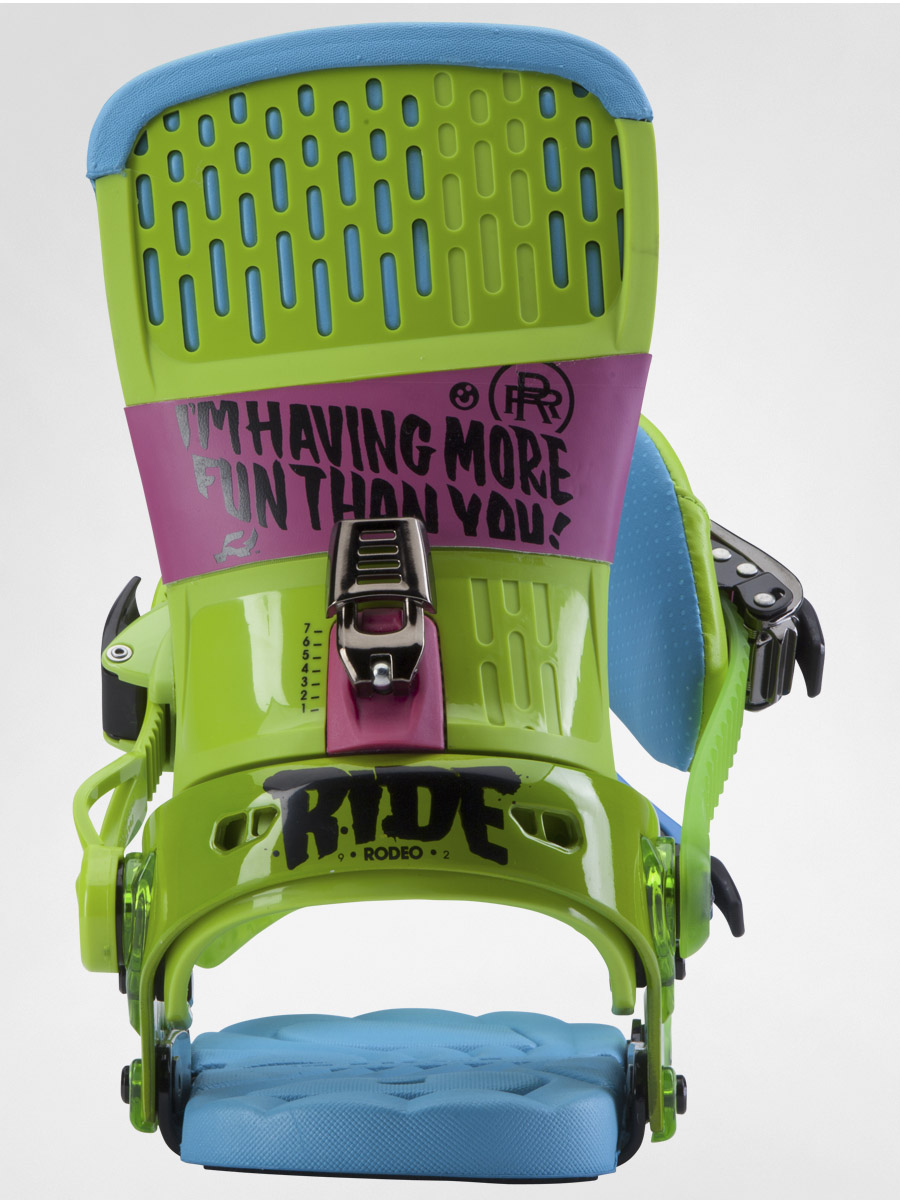 Mens Ride snowboard bindings Rodeo (green)