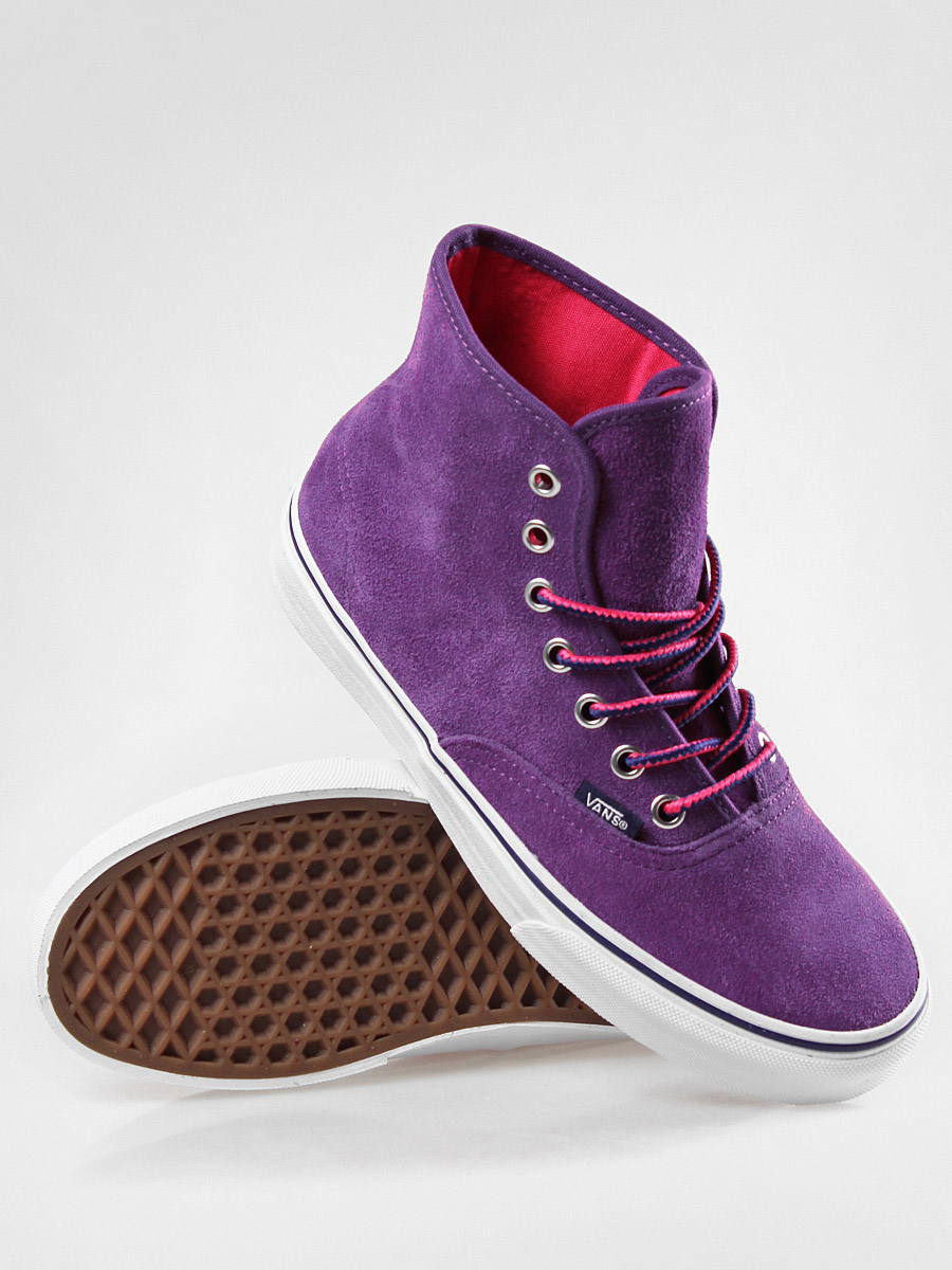 Vans shoes Authentic Hi Wmn RQFAJ9 (suede/dark purple)