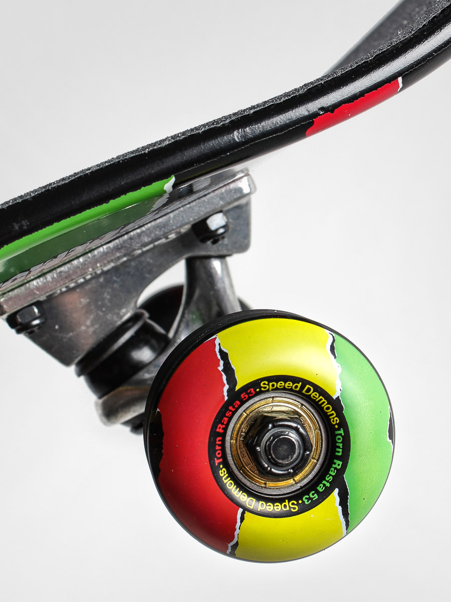 Speed Demons Skateboard Torn 7.5 (rasta)