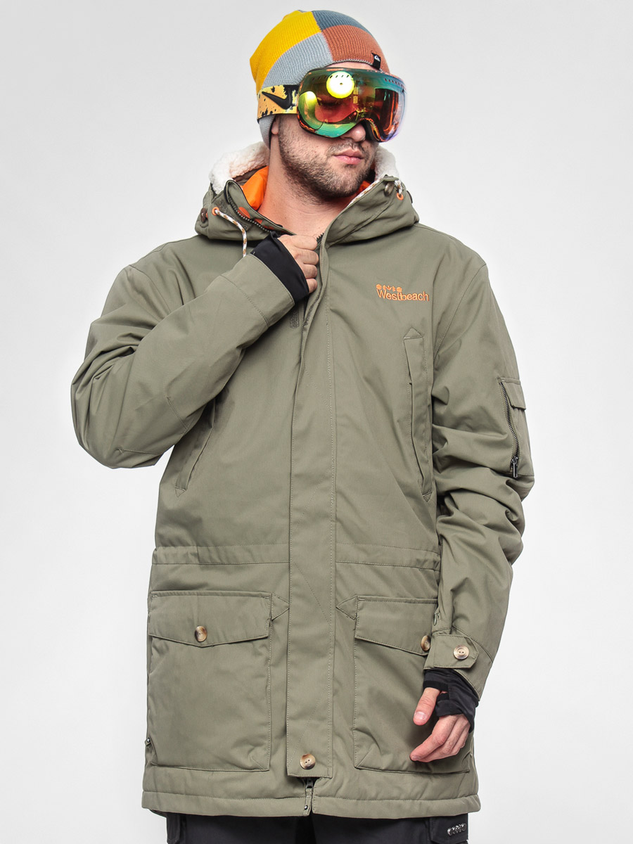 Mens Westbeach Snowboard jacket Wood Parker (comando)