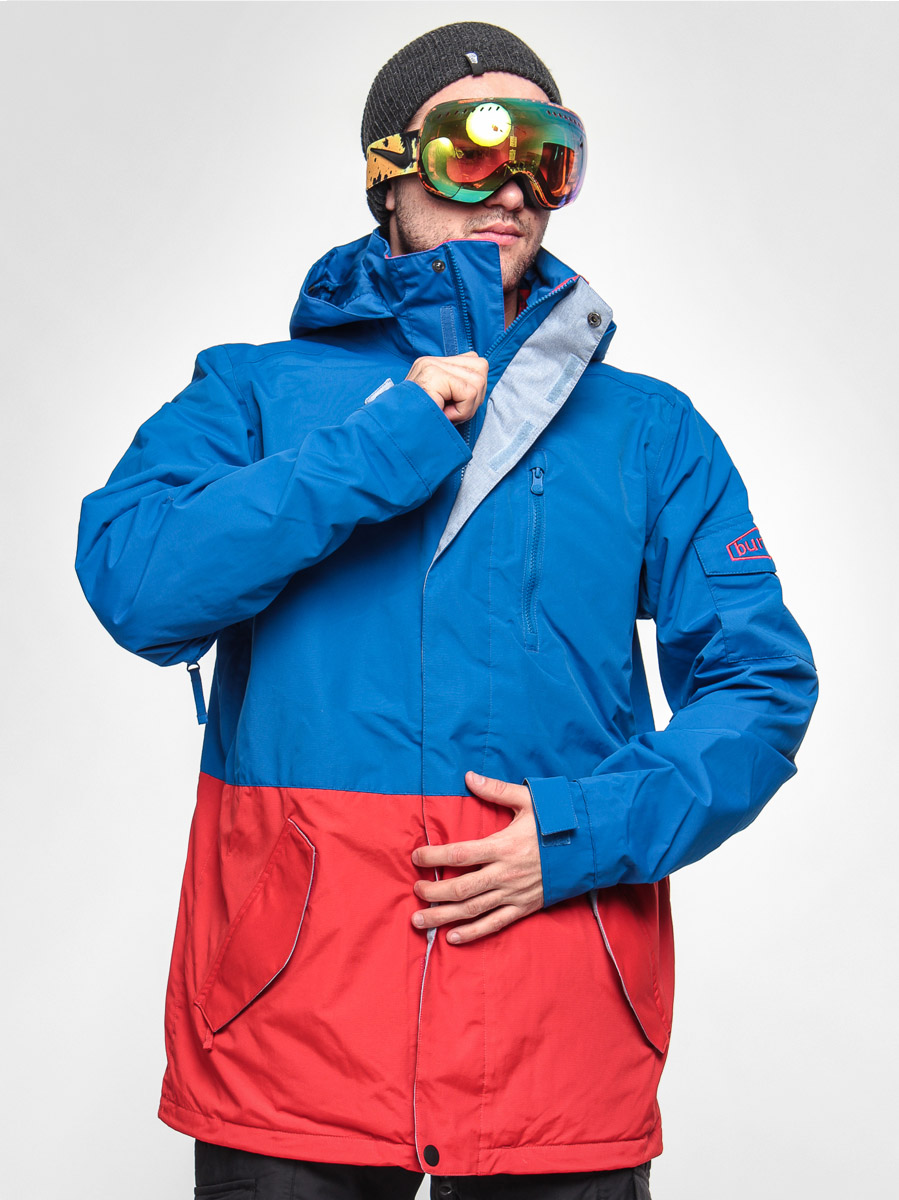Mens Burton snowboard jacket Latitude (cyanide/burner)