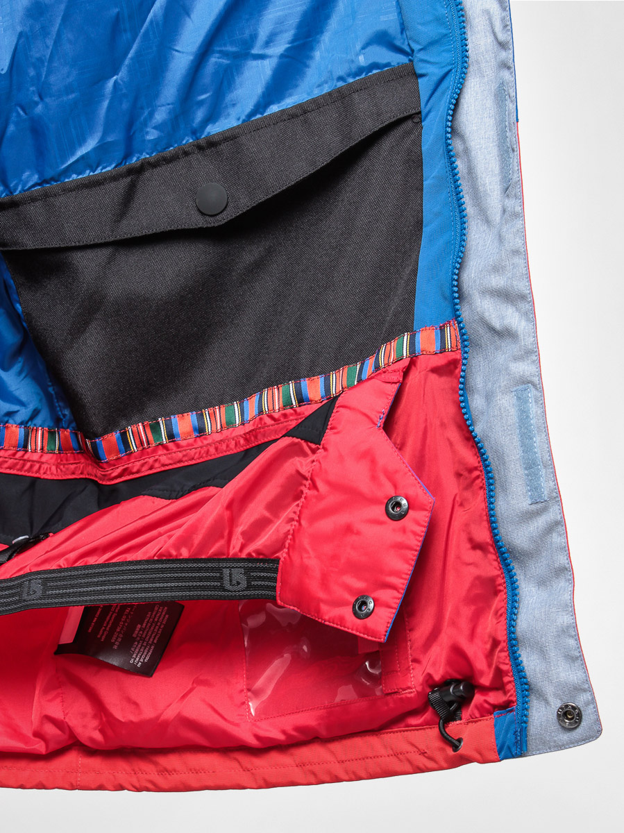 Mens Burton snowboard jacket Latitude (cyanide/burner)