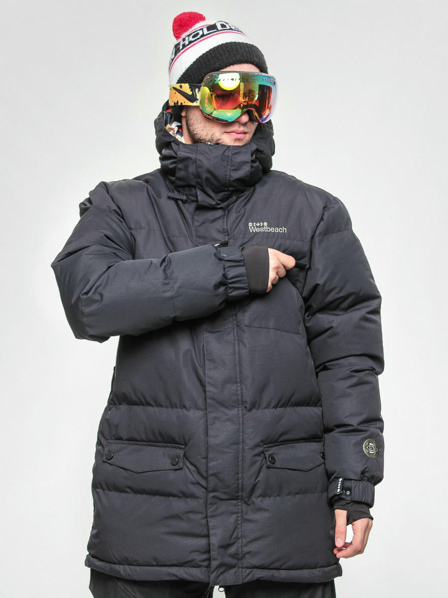 mens puffer snowboard jacket