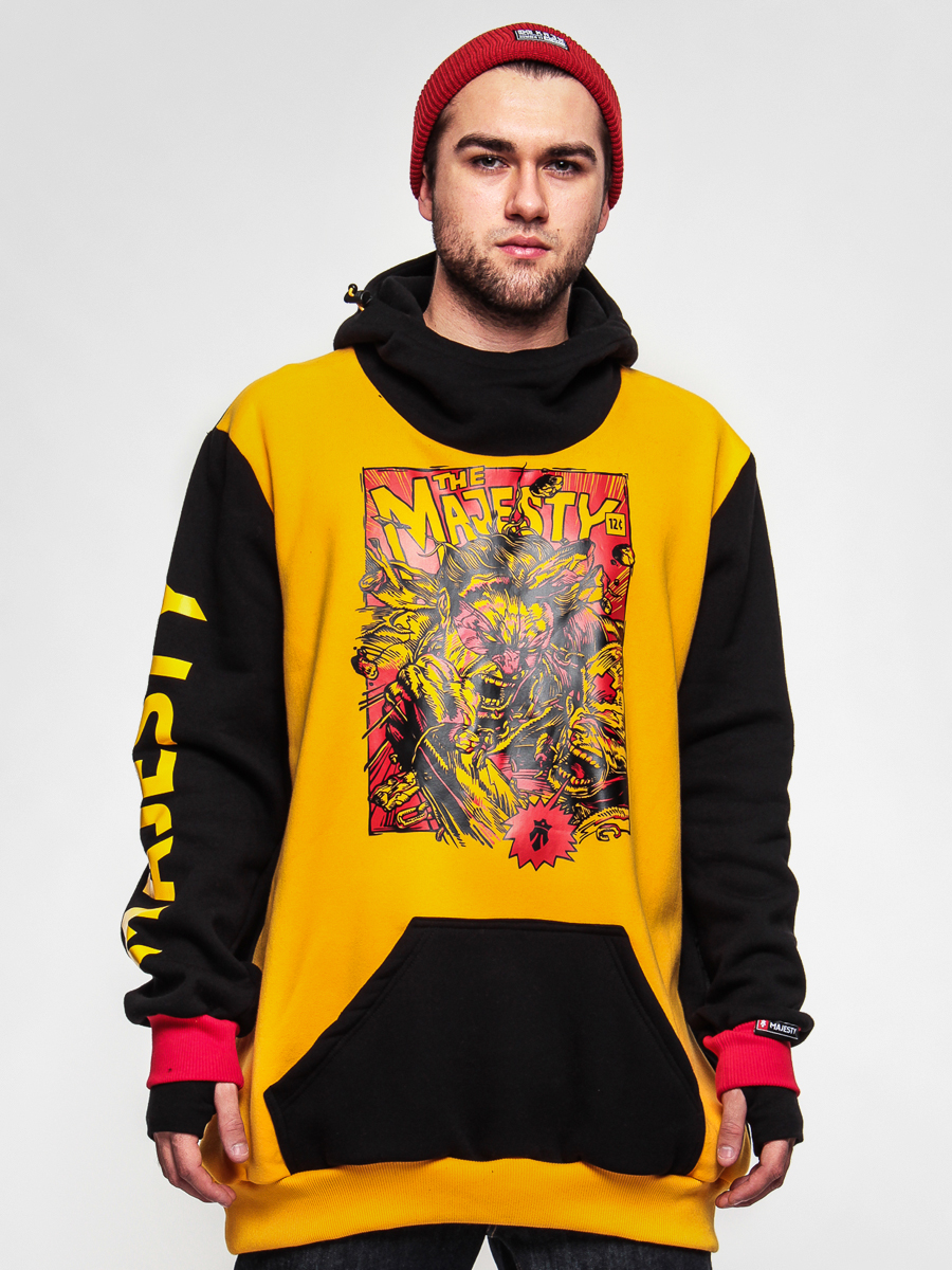 Majesty Hoodie Clash Tall HD yellow yellow black