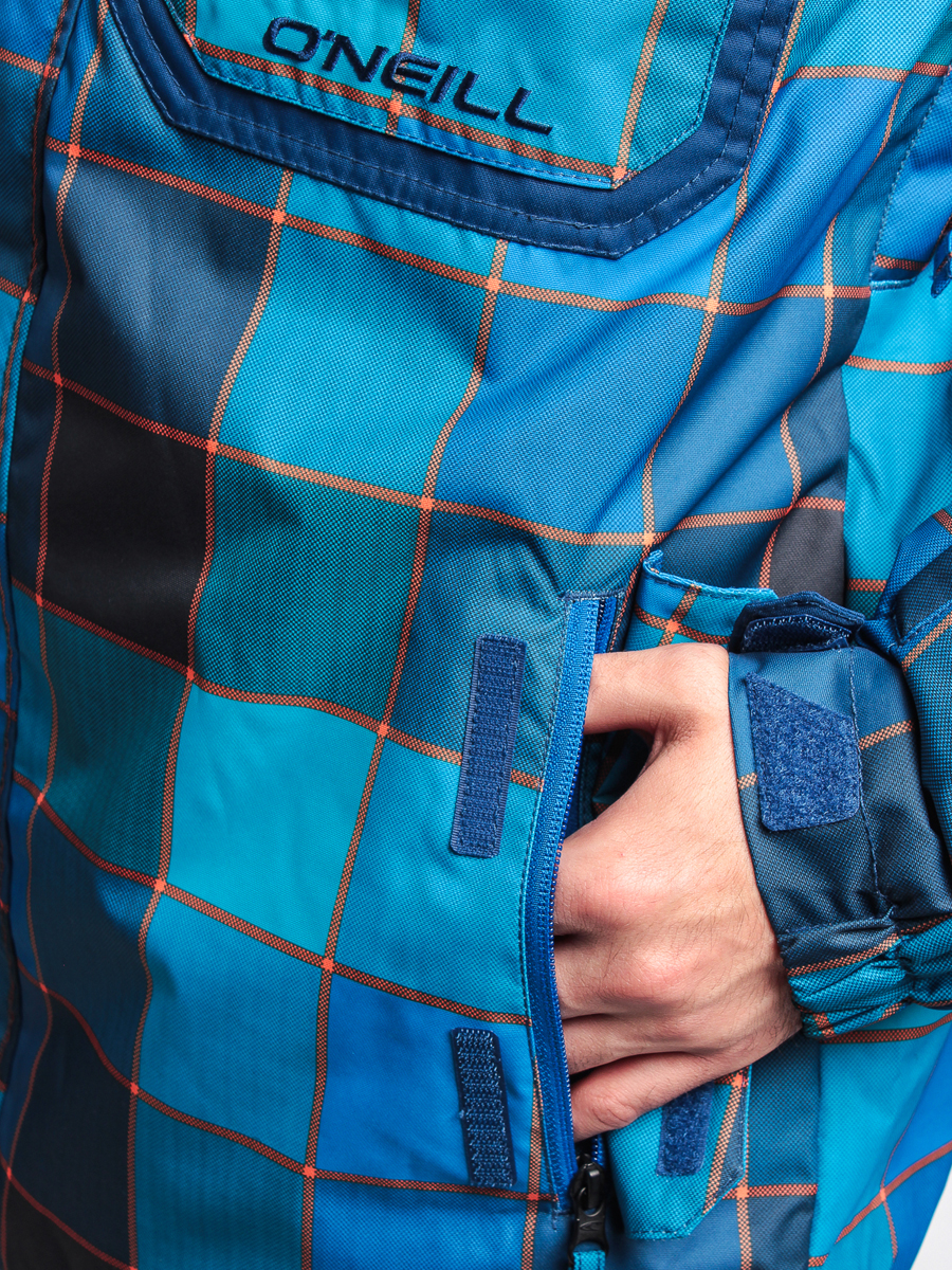 Mens O'Neill Snowboard jacket Pmfr Sector (blue aop)