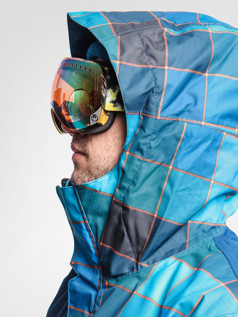 Mens O'Neill Snowboard jacket Pmfr Sector (blue aop)