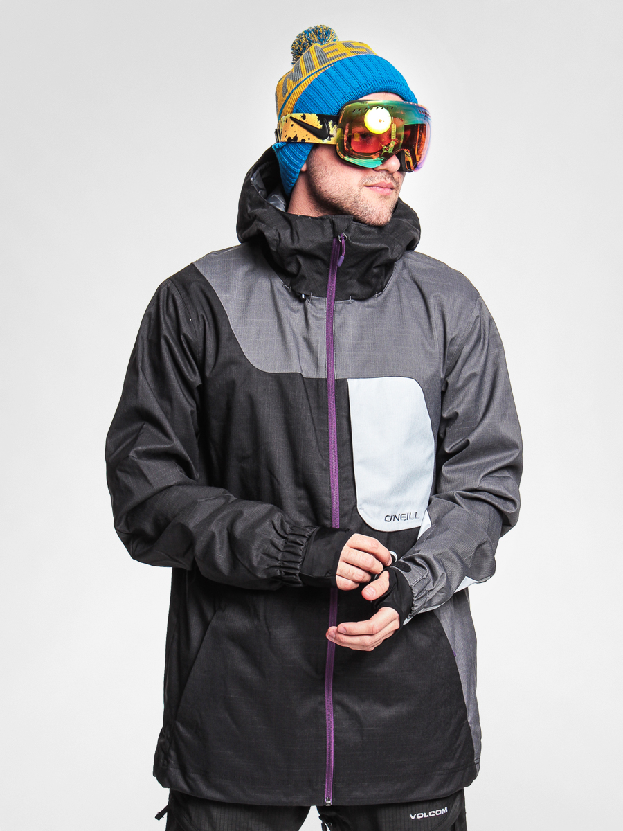 Mens O'Neill Snowboard jacket Pmex Line Up (blackout)
