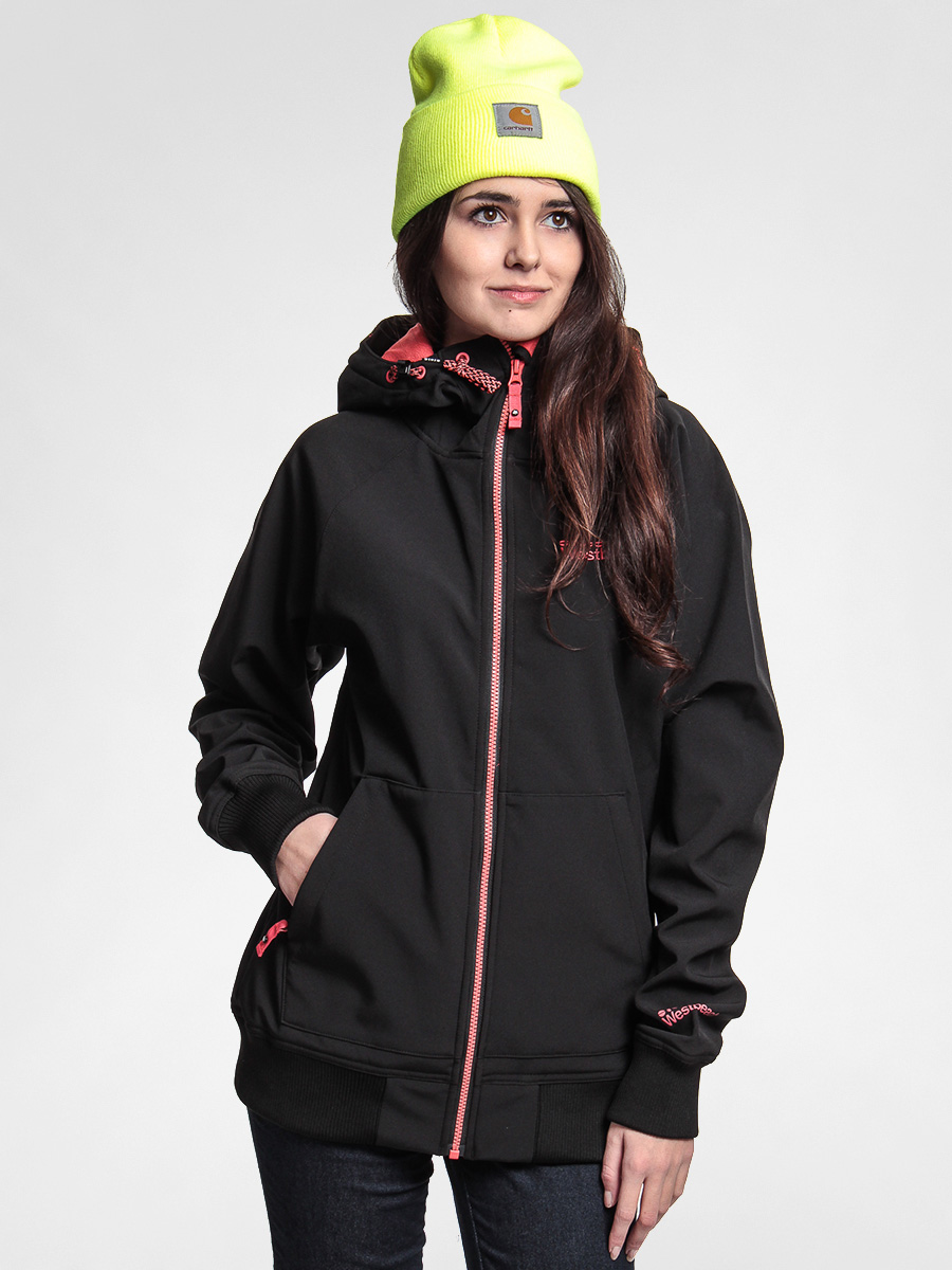 Womens Westbeach Snowboard jacket 1st Avenue Softshell (black)