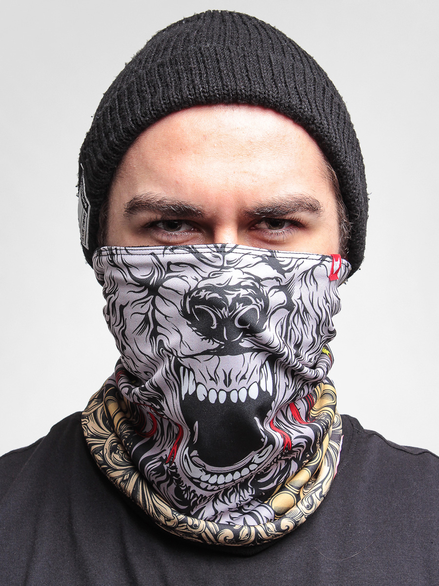 Wolface Bandana Wolf And Snake