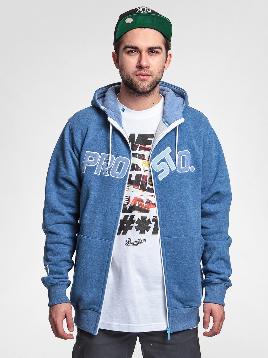 heather blue hoodie