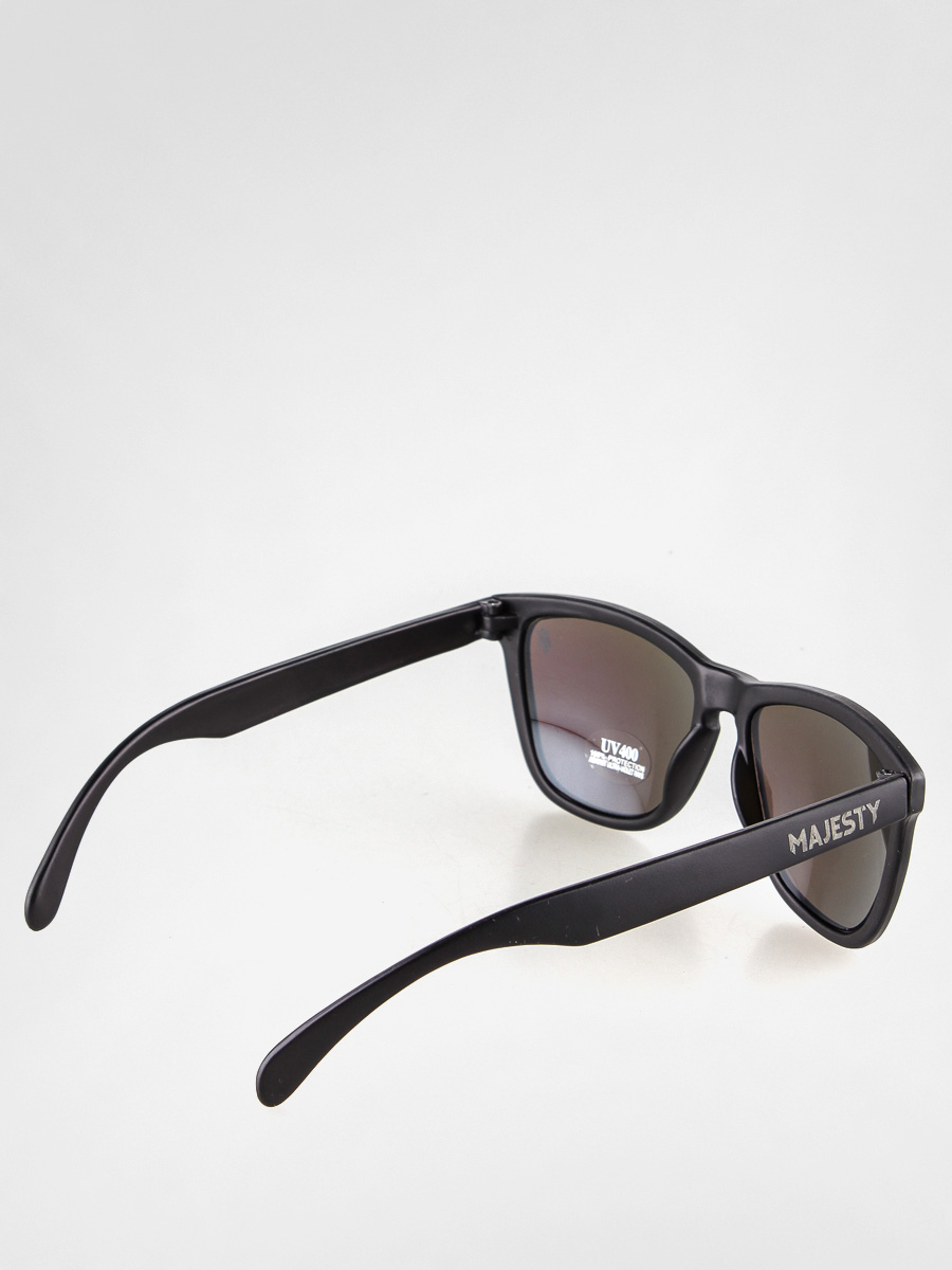 Majesty Sunglasses Shades (matt black/green mirror lens)