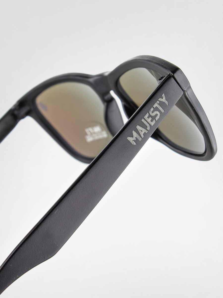 Majesty Sunglasses Shades (matt black/green mirror lens)