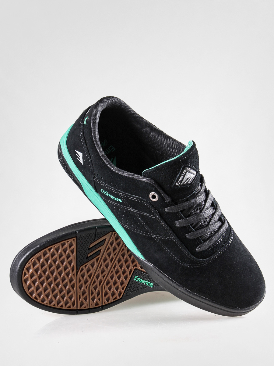 Emerica Shoes The Herman G6 black (blk/teal) - Main Image