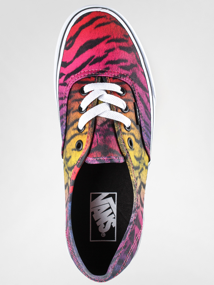 maroon rainbow vans
