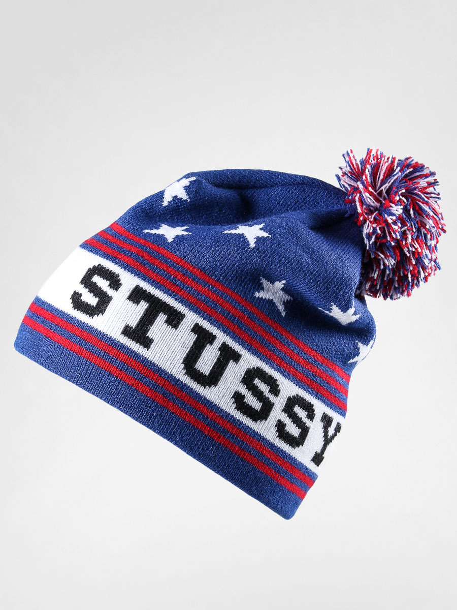 Stussy Cap Stadium Pom Pom (blue)