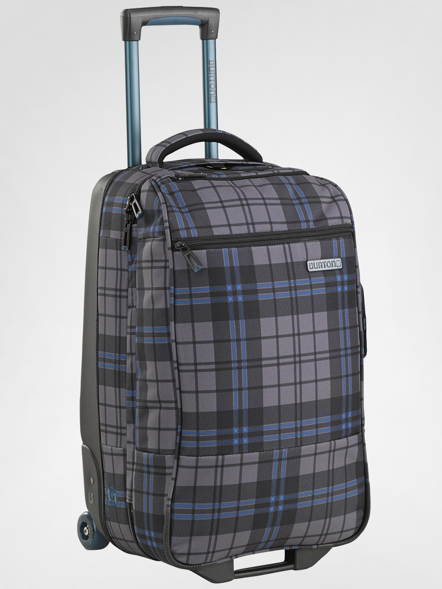 plaid carry on luggage