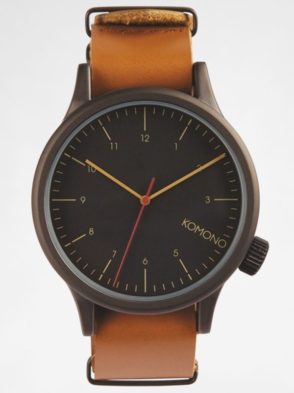Komono Watch Magnus (black/cognac)