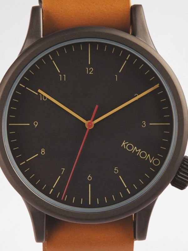 Komono Watch Magnus (black/cognac)