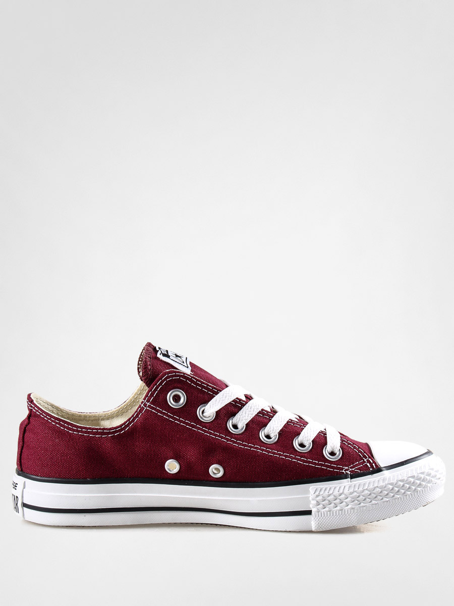 converse ox maroon
