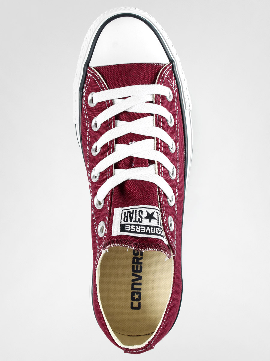 converse ox maroon