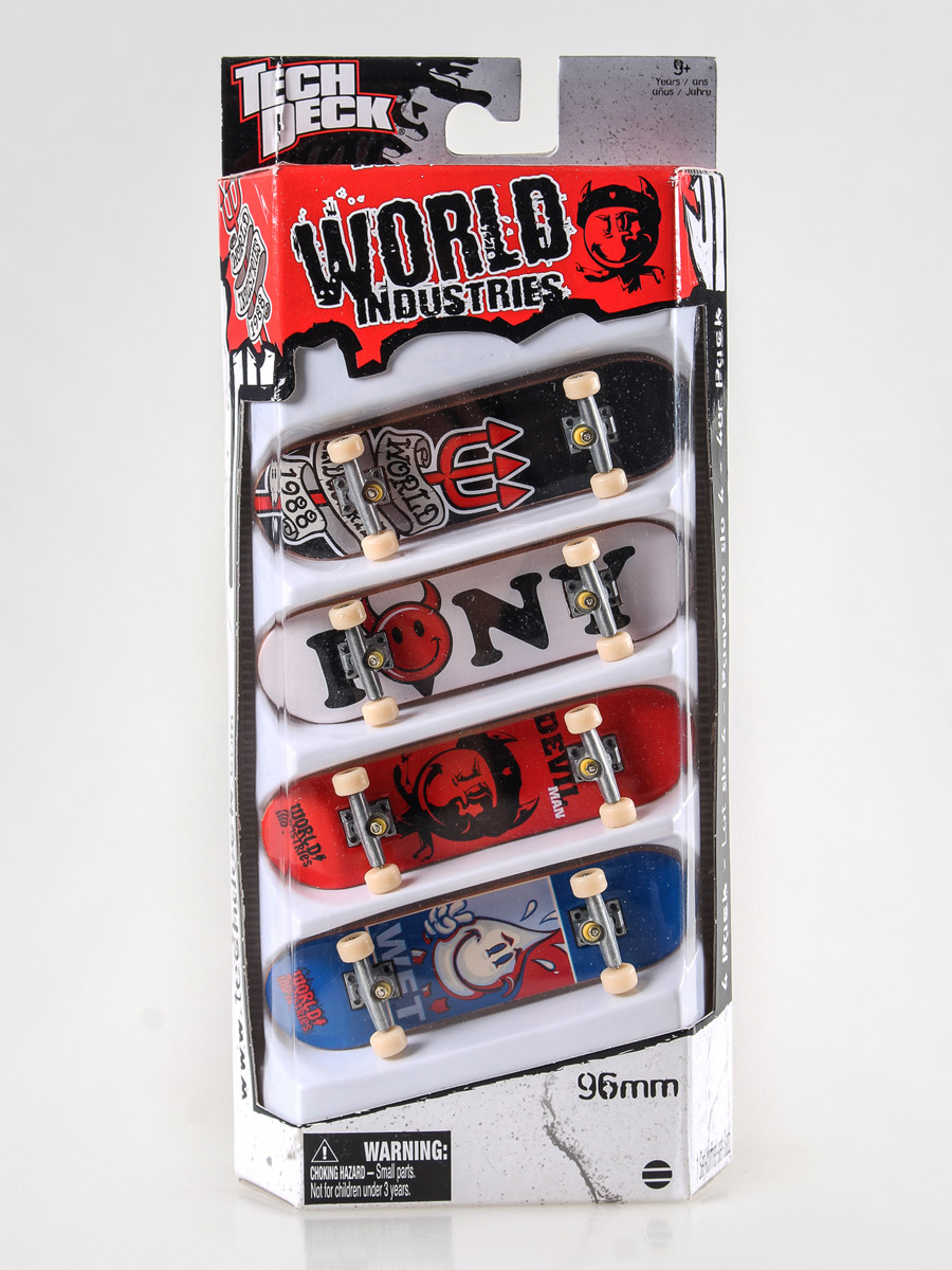 Tech Deck Set World Industries 4 Pack 100