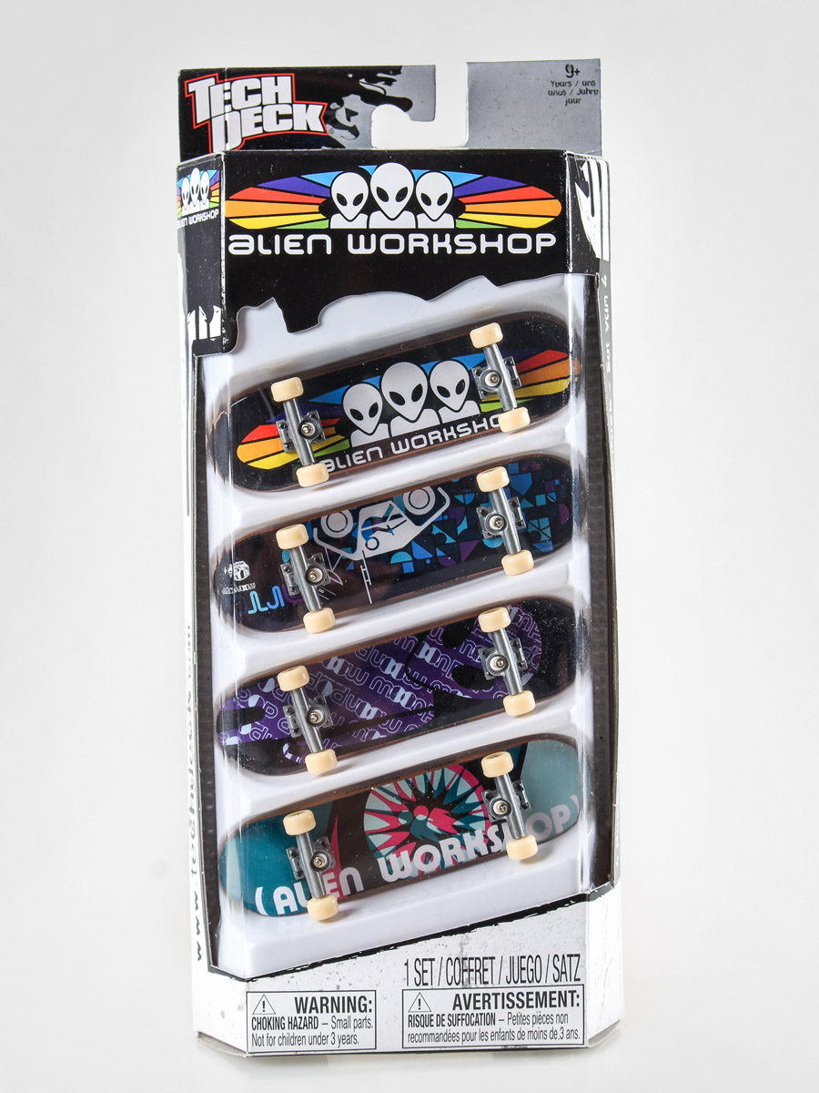 Tech Deck Set Alien Workshop 4 Pack 100