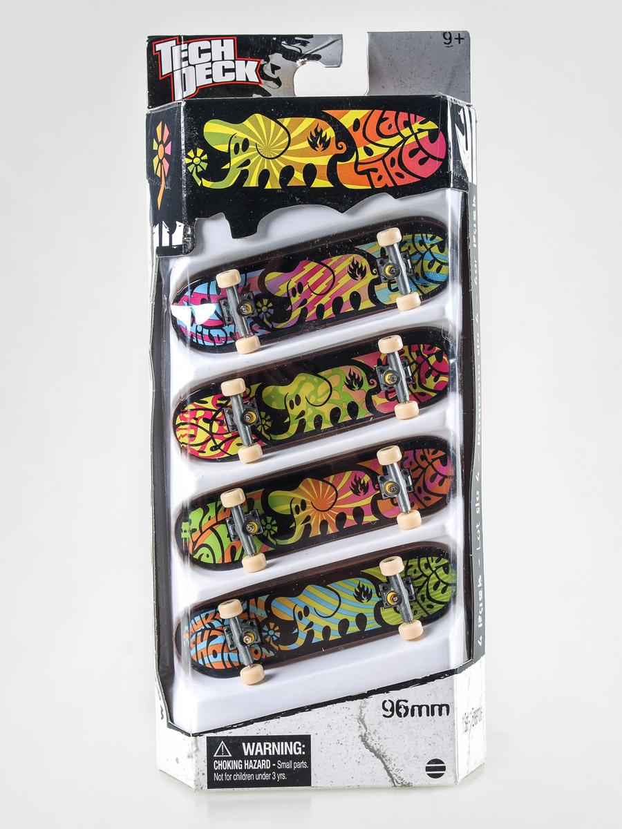 Set Tech Deck Fingerboard Black Label 4 Pack 100