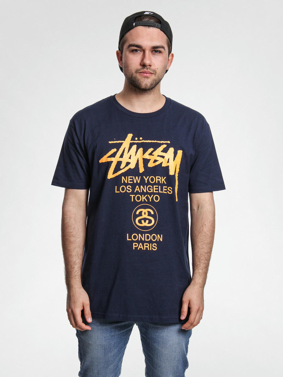 Stussy T-shirt World Tour (navy)