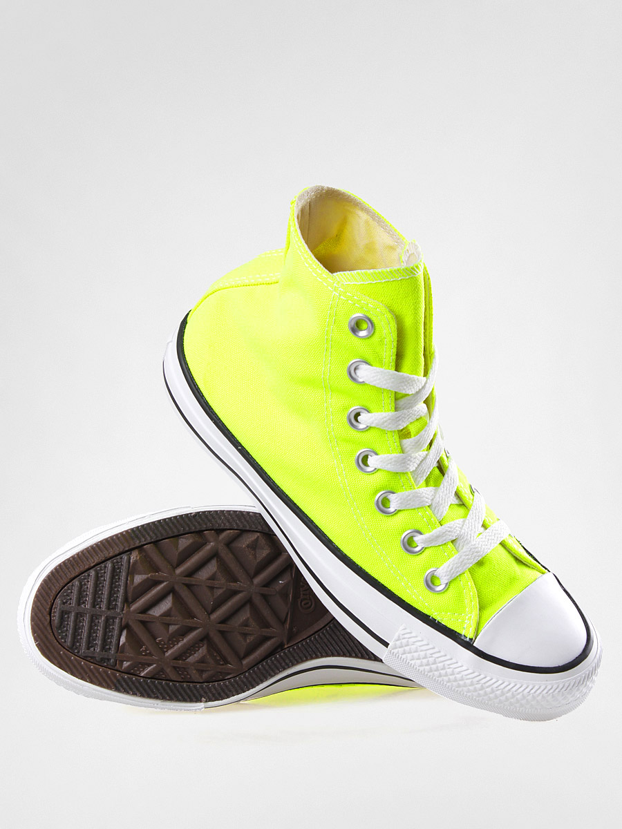 electric yellow converse
