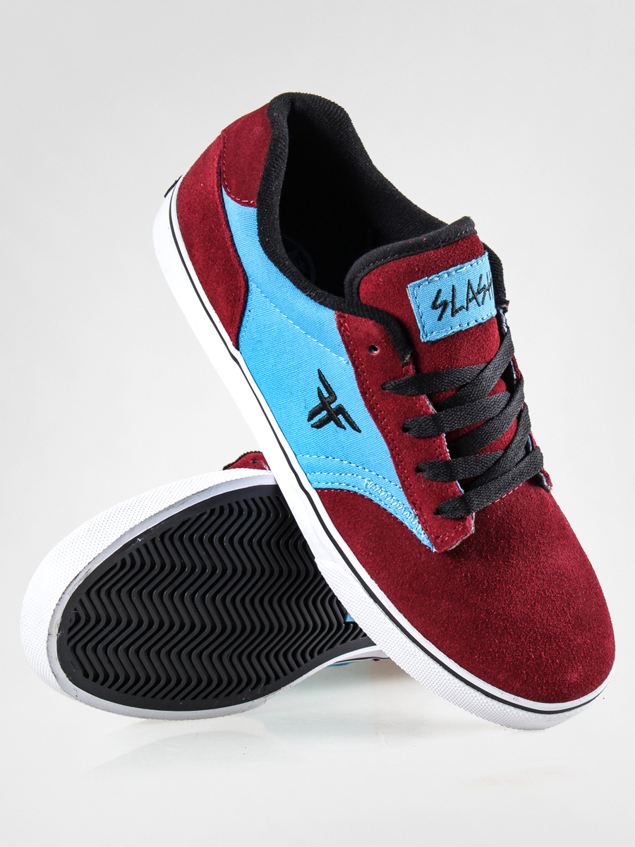 Fallen Shoes Slash (oxblood/puerto blue)